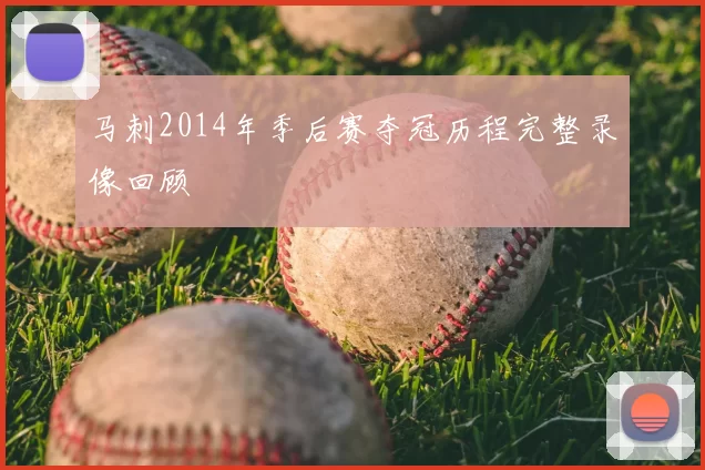 马刺2014年季后赛夺冠历程完整录像回顾